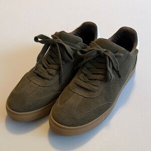 Express Olive Green Suede Men's Sneakers Size 11